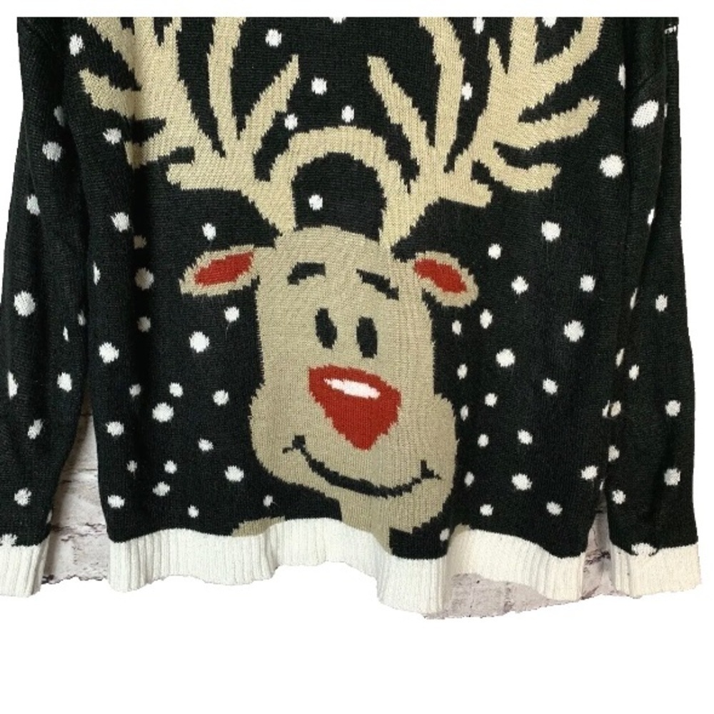 Joseph A Rudolph The Red-Nosed Reindeer Pullover Sweater - Picture 7 of 9
